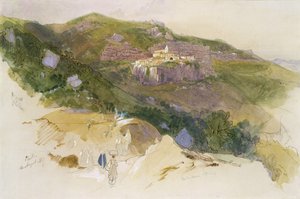 ステイティ、シチリア、1847 作： Edward Lear